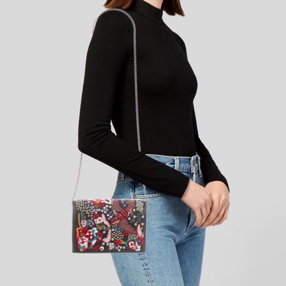 SOLD🚫ALICE + OLIVIA BIRD PARTY EMBROIDERED BAG - Picture 3 of 10